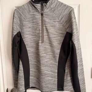 Athleta Black and Gray Pullover